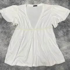 Regard caressant 半袖 チュニック ホワイトのサムネイル