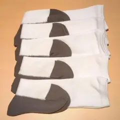 16-18cm　 ツートーン スクール ハイソックス 足底 グレー 小学生