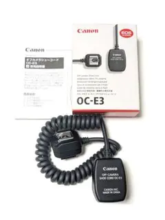 Canon オフカメラシューコード OC-E3 新品 楽天市場】Canon オフカメラシューコード OC－E3の通販