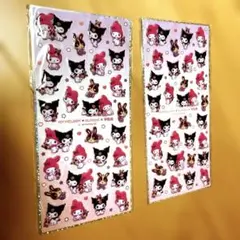 匿名配送 マイメロ クロミ ぷっくりシール サンリオ