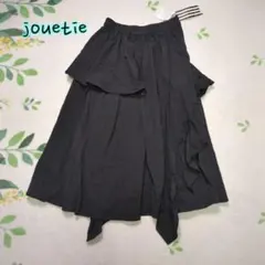 jouetie ジュエティ　フレアスカート　黒　アシメ　タグ付