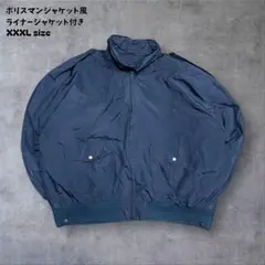 90s~00sSPIEWAKミリタリージャケット風中綿XXXL黒ライナー付