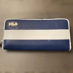 新品未使用 FILA ネイビー シルバー 長財布