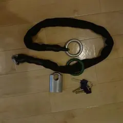 かてぃーなぽっけMUL-T-LOCK チェーンロック 鍵付きバイク用 - メルカリ