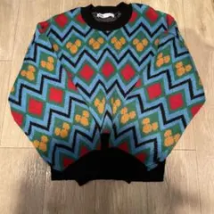 ZARA ディズニー　セーター　ミッキーセーター　ニット　Lサイズ