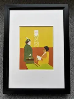 PK額装品 和田誠 映画 スターウォーズ A3額入 ポスター風 イラスト