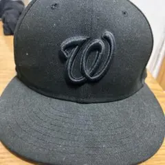 New Era 59FIFTY ブラックキャップ 7 1/4