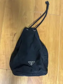 PRADA 巾着 ナイロン ブラックのサムネイル