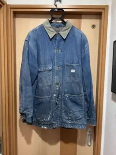 50s 60s SEARS デニム カバーオール 襤褸 雰囲気系 60s Sears デニムカバーオール feb1e3453769350a4474f51b05252f