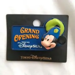 東京ディズニーシー グランドオープニング ピンバッジ