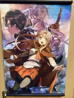 ＳＡＯ-プログレッシブ- B2タペストリー キリト.アスナ.ミト