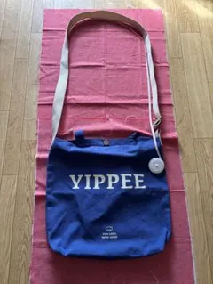 JOUET，YIPPEE ロゴ入り ショルダーバッグ ブルー