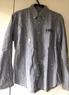 1988年刺繍グレーシャツ