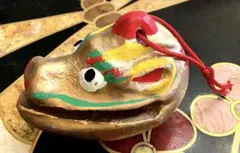 干支　辰土鈴　金色　龍のサムネイル