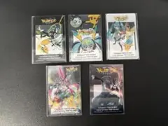 ポケモン　初音ミク　ららぽーと東京ベイ限定　クリアカード　全5種フルコンプ未開封