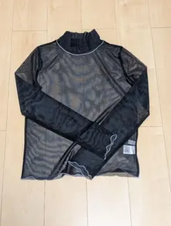 PAGEBOY 網頁限定單品 混搭 透明感 羅紋高領衫