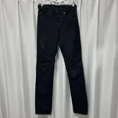 激レア 70s ヴィンテージ Levis ブラックデニム 後染め 501 裏5