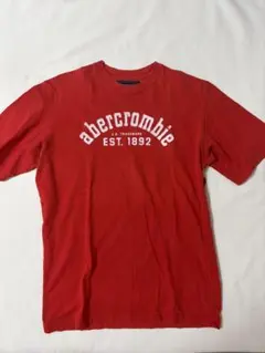Abercrombie&Fitch 半袖 Tシャツ 赤
