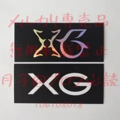 XG　MILLION PLACES　ロゴステッカー　2枚セット
