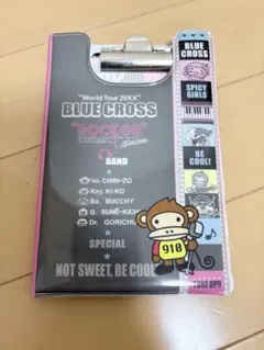 BLUE CROSS クリップボード メモ帳セット 平成レトロ