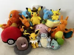 ポケモン ぬいぐるみセット ぬいぐるみまとめ売り 初代 - メルカリ