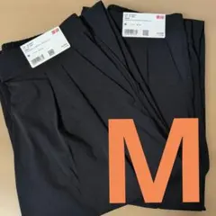 483291 UNIQLO ウルトラストレッチアクティブワイドパンツ М　黒