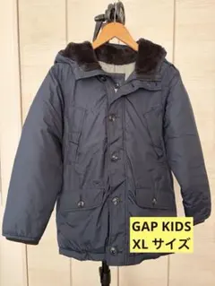 美品 GAP ロングコート ユニセックス ネイビー XL
