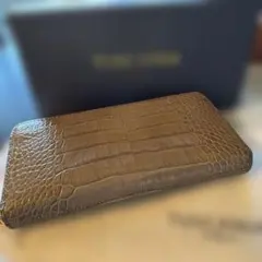 【TUSCANIA ITALY】 クロコ型押し長財布のサムネイル