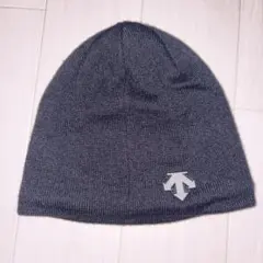 DESCENTE ニット帽 グレー