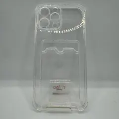 iPhone13ProMax クリア カード収納 ソフト 衝撃吸収 シンプル