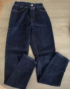 GU　キッズ デニムパンツ長ズボン　160センチ