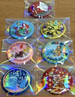 ディズニー　刺繍缶バッジ　２　7個セット