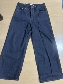 Levi's ワイドレッグデニム ダークブルー