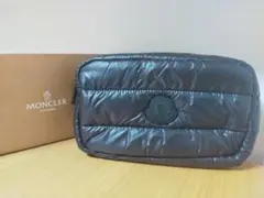 新品 MONCLER モンクレールダウン調セカンドバッグ化粧品ポーチ