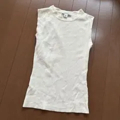 Banana Republic リブタンクトップ アイボリー XS シルクのサムネイル