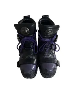 newrock devil vampire purple boots