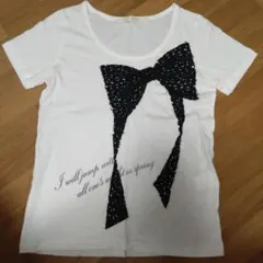 Ray Cassin リボンモチーフ 半袖Tシャツのサムネイル