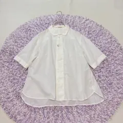 美品】フレッドペリー ♡シャツワンピース♡フィッシュテールUK10 白