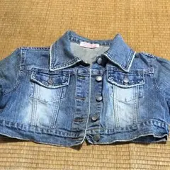 TRALALA ミニ丈半袖Gジャン