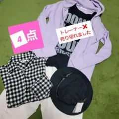 新品含むレディースコーデセットまとめ売り　５点　帽子付き