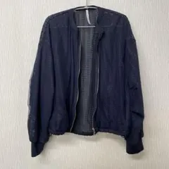 ディニテコリエ　チュール　重ね　ブルゾン　レース　美品のサムネイル