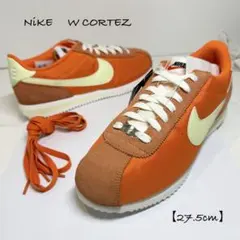 新品 黒タグ付★NIKE/ナイキ★CORTEZ/コルテッツ★オレンジ★27.5