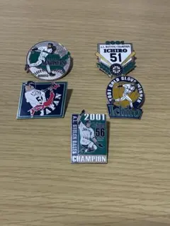 イチロー氏 2001年シーズン 記念ピンバッジセット - メルカリ