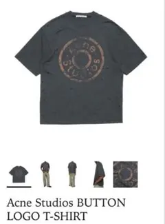 Acne Studios BUTTON LOGO T-SHIRT XSのサムネイル
