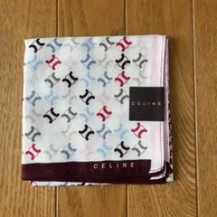 CELINE ハンカチ マカダム柄