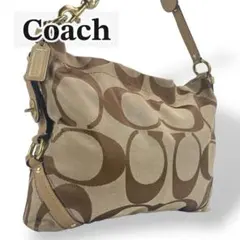 COACH カーリー　ワンショルダーバッグ　シグネチャー　ターンロック　y2kのサムネイル