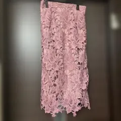 《新品タグ付》tocco closet レースタイトスカート ピンク
