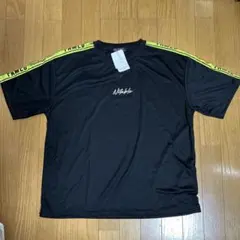 新品！しまむら　メッシュTシャツ　L ブラック