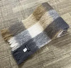 FOXFORD チェック柄マフラー