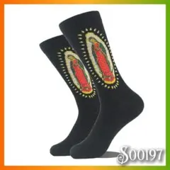 レディースソックス 靴下 個性的 おしゃれ マリア 黒